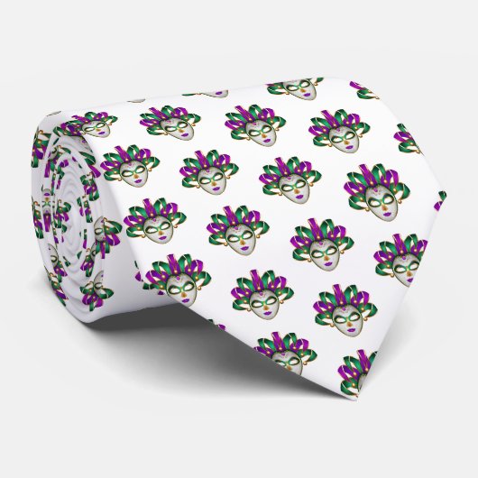 Mardi Gras Tie Stropdas (Opgerold)