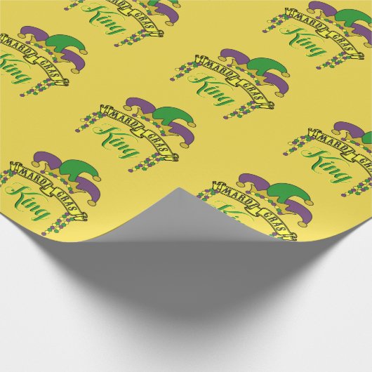 Mardi Gras Time Cadeaupapier (Hoek)