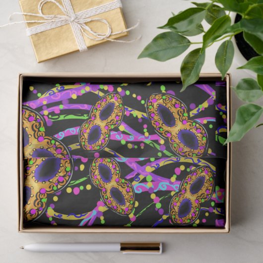 MARDI GRAS TISSUEPAPIER (Geschenk)