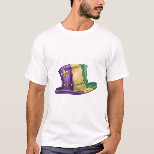 Mardi Gras Top Hat Illustration  (Voorkant)