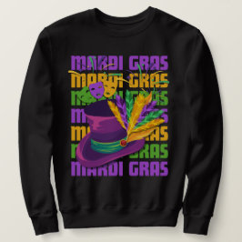MARDI GRAS Top Hoed Veren