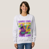 MARDI GRAS Top Hoed Veren (Voorkant volledig)