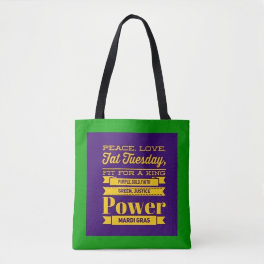 Mardi Gras Tote Bag (Voorkant)