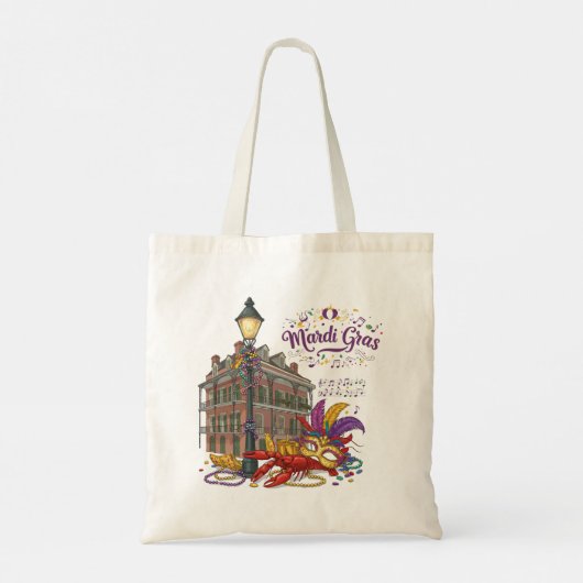 Mardi Gras Tote Bag (Achterkant)