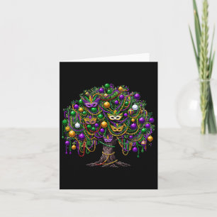 Mardi Gras Tree Beads New Orleans 2025 Festival BE Kaart