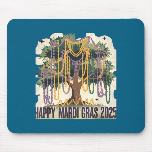 Mardi Gras Tree Carnival New 2024 For Women Valent Muismat (Voorkant)
