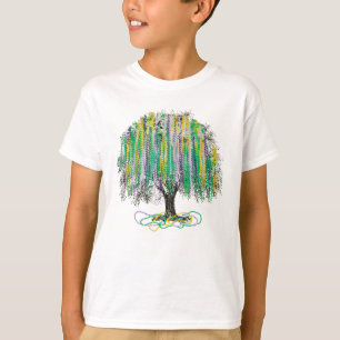 Mardi Gras Tree Costumes Matching Funny Parades T-shirt