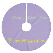 Mardi Gras Tree Skirt Kerstboom Rok (Voorkant)