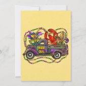Mardi Gras  Truck Crawfish Boil Kaart (Achterkant)