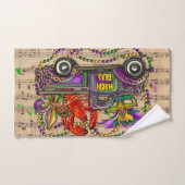 Mardi Gras Truck Crawfish Fleur De Lis Bad Handdoek (Handdoek)