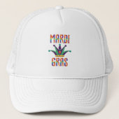 Mardi Gras Trucker Hat Pet (Voorkant)