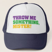 Mardi Gras Trucker Hat Trucker Pet (Voorkant)