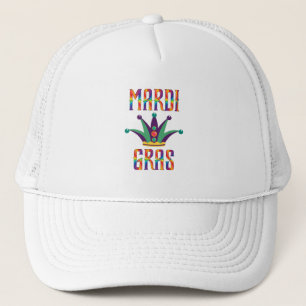 Mardi Gras Trucker Hat Trucker Pet