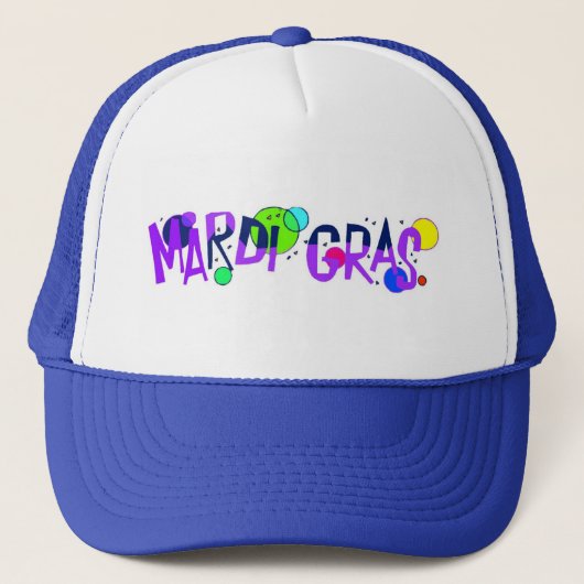 Mardi Gras Trucker Pet (Voorkant)