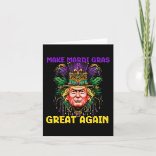 Mardi Gras Trump 2025 Grappig Maak Mardi Gras Gewe Kaart