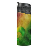 Mardi Gras Tumbler, Colorful Fleur de Lis Thermosbeker (Geroteerd rechts)