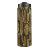 Mardi Gras Tumbler, Feathers, Mardi Gras Flag Thermosbeker (Voorkant)