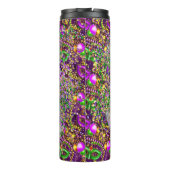 Mardi Gras Tumbler, Mardi Gras Words Thermosbeker (Achterkant)