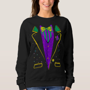 Mardi Gras Tuxedo Costume Funny Carnival Parade 2 Trui