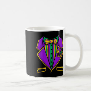 Mardi Gras Tuxedo pak voor New Orleans kostuum Mas Koffiemok