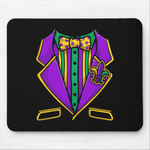 Mardi Gras Tuxedo pak voor New Orleans kostuum Mas Muismat