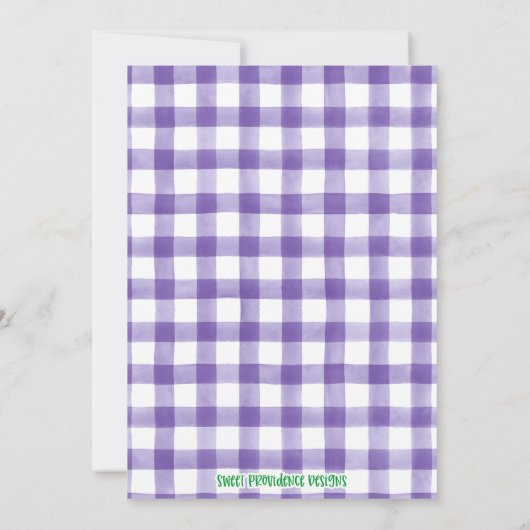 Mardi Gras Tweede Verjaardag Uitnodiging (Achterkant)