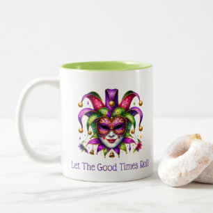 Mardi Gras Tweekleurige Koffiemok