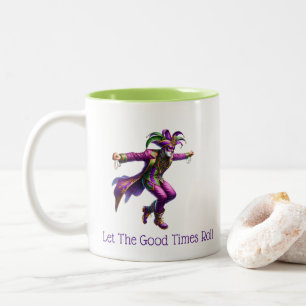 Mardi Gras Tweekleurige Koffiemok
