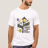 Mardi Gras-typografie T-shirt (Voorkant)