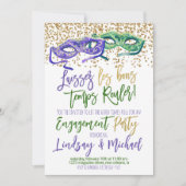 Mardi Gras Uitnodiging (Voorkant)