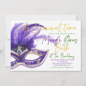 Mardi Gras Uitnodiging (Voorkant)