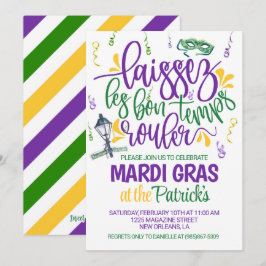 Mardi Gras Uitnodiging