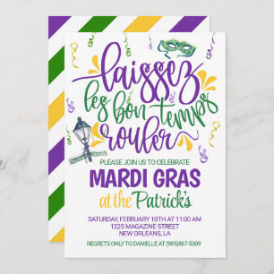 Mardi Gras Uitnodiging