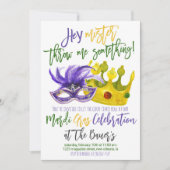 Mardi Gras Uitnodiging (Voorkant)