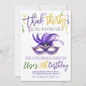 Mardi Gras Uitnodiging (Voorkant)