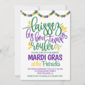 Mardi Gras Uitnodiging (Voorkant)