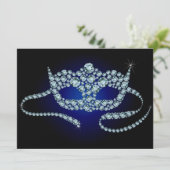 Mardi Gras uitnodiging - SRF (Staand voorkant)