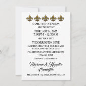 Mardi Gras - Uitnodiging voor een cocktailparty (Achterkant)