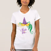 Mardi Gras Unicorn t-Shirt (Voorkant)