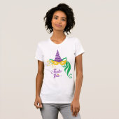 Mardi Gras Unicorn t-Shirt (Voorkant volledig)