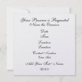 Mardi Gras - Uw Royal Event Uitnodiging (Achterkant)