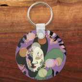 Mardi Gras Venetiaans Masker versie 2 Sleutelhanger (Voorkant)