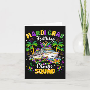 Mardi Gras Verjaardag Cruise Squad Mardi Gras Carn Kaart