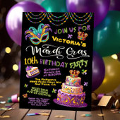 Mardi Gras Verjaardag Pyjamafeest Kaart