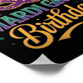 Mardi Gras Verjaardagsmasker Het is mijn Mardi Gra Poster (Hoek)