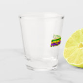 Mardi Gras Verjaardagsmeisje! Shot Glas (Links)