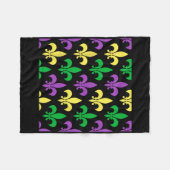 Mardi Gras verkleedfeest Fleece Deken (Voorkant (Horizontaal))