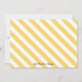 Mardi Gras Verloving Invitation Kaart (Achterkant)