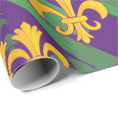 Mardi gras verpakkingspapier cadeaupapier (Rol Hoek)