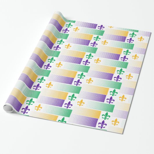 Mardi Gras, verpakt onder papier (Uitgerold)